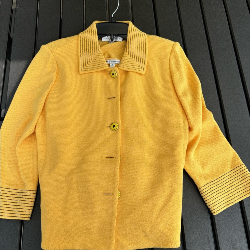 ST. JOHN jacket (size 10) and tank (size small)